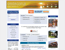 Tablet Screenshot of costadelesteweb.com.ar